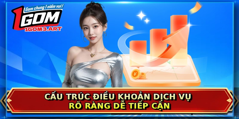 Cấu trúc điều khoản dịch vụ rõ ràng, dễ tiếp cận