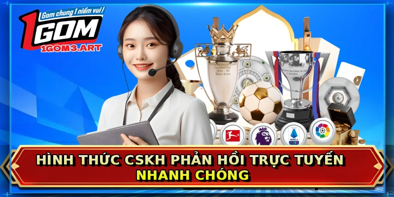 Hình thức CSKH phản hồi trực tuyến nhanh chóng