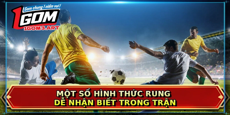 Một số hình thức rung dễ nhận biết trong trận