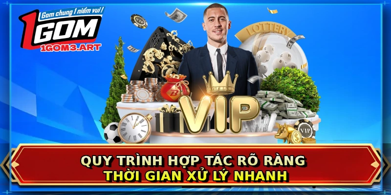 Quy trình hợp tác rõ ràng, thời gian xử lý nhanh