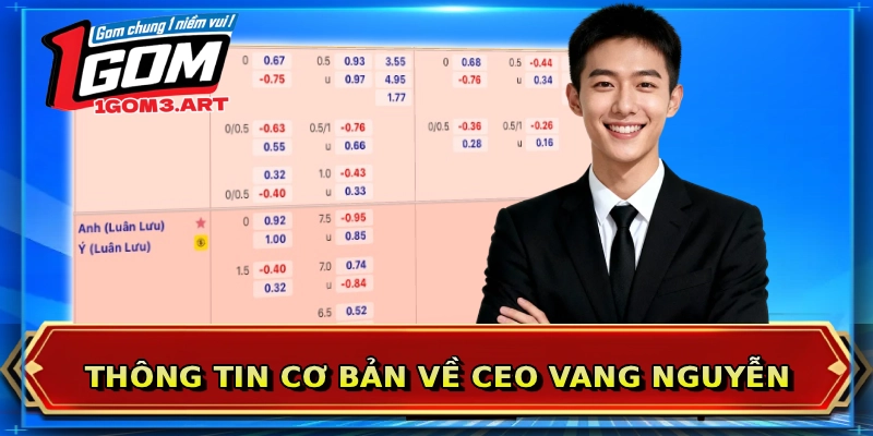 Thông tin cơ bản về CEO Vang Nguyễn