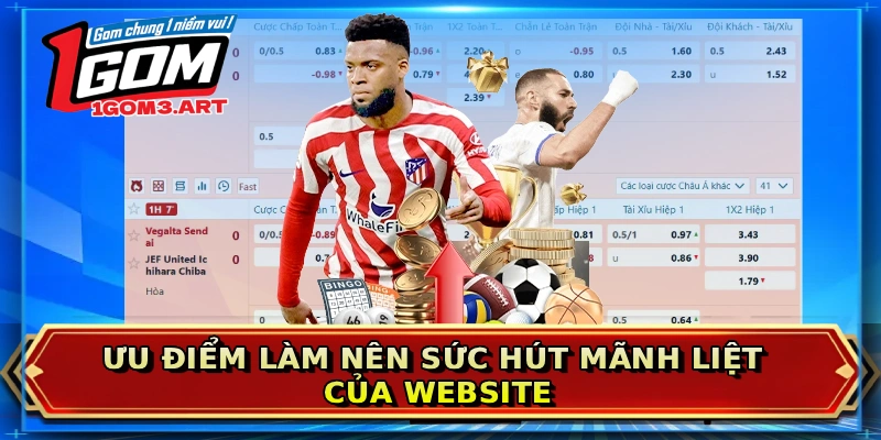 Ưu điểm làm nên sức hút mãnh liệt của website